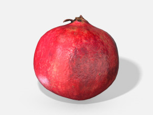 fruit pomegranate - photoscanned pbr 3D Model