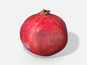 fruit pomegranate - photoscanned pbr 3D Model