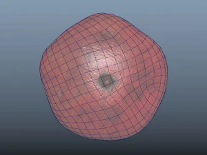 fruit pomegranate - photoscanned pbr 3D Model