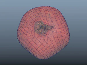 fruit pomegranate - photoscanned pbr 3D Model
