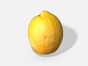 fruit lemon - photoscanned pbr 3D Model