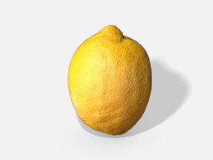 fruit lemon - photoscanned pbr 3D Model