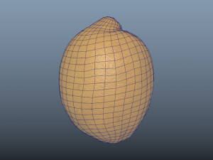fruit lemon - photoscanned pbr 3D Model