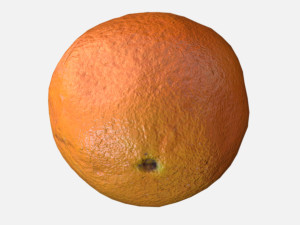 fruit orange - photoscanned pbr Modèle 3D