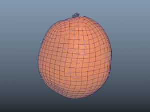 fruit orange - photoscanned pbr Modèle 3D