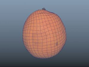 fruit orange - photoscanned pbr Modèle 3D