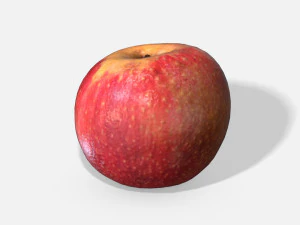 fruit apple - photoscanned pbr 3D Model