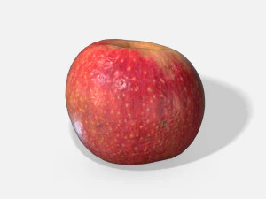 fruit apple - photoscanned pbr 3D Model