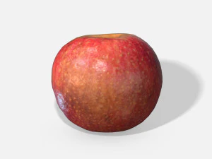 fruit apple - photoscanned pbr 3D Model