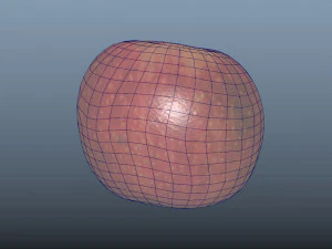 fruit apple - photoscanned pbr 3D Model