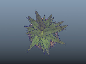 exotic fruit pineapple - photoscanned pbr Modelo 3D
