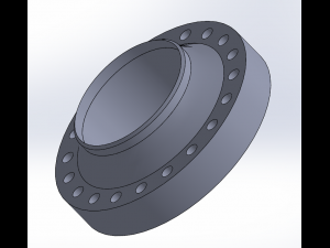 swivelhead flange - sizes between class 300 - 1-class 1500 - 24 3D Model