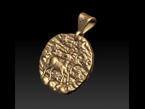 horoscope sagittarius pendant 3D 프린트 모델