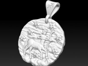 horoscope sagittarius pendant 3D 프린트 모델