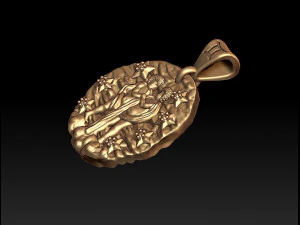horoscope gemini pendant 3D Print Model