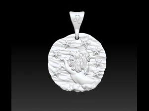 horoscope lion pendant 3D Print Model