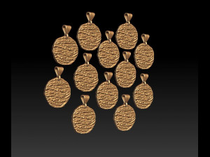 horoscope pendant set 3D 프린트 모델