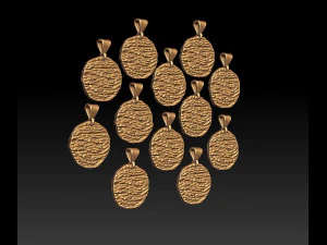 horoscope pendant set 3D Print Model