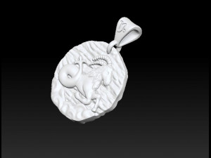 horoscope capricorn pendant 3Dプリントモデル