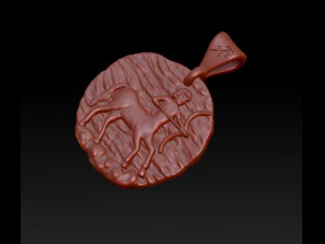 horoscope sagittarius pendant 3D Print Model