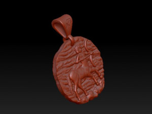 horoscope sagittarius pendant 3D 打印模型
