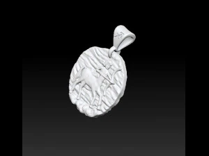 horoscope sagittarius pendant 3D Print Model