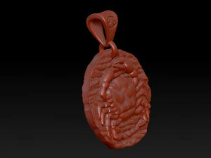 horoscope cancer pendant 3D Print Model