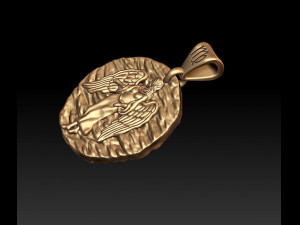 horoscope virgo pendant 3D प्रिंट मॉडल