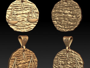 horoscope libra pendant 3D-printmodel