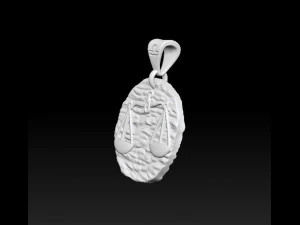 horoscope libra pendant 3D Print Model