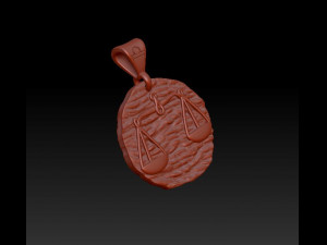 horoscope libra pendant Model Cetak 3D