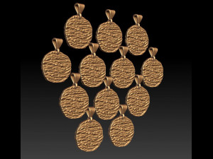 horoscope pendant set Modello di stampa 3D
