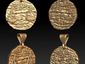 horoscope pendant set 3D Print Model