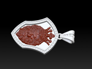 lion pendant 3D Print Model