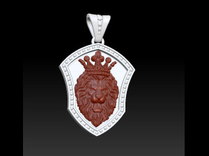 lion pendant 3D Print Model