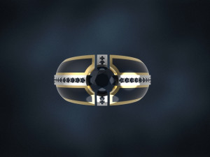 enamel man ring free Modèles 3D en vedette