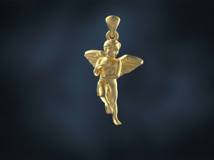 angel pendant free Modelo de Impressão 3D
