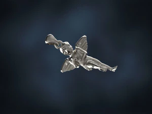 angel pendant free 3D Print Model