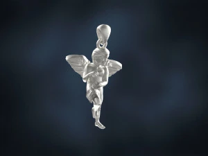 angel pendant free 3D Print Model