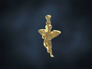 angel pendant free 3D Print Model