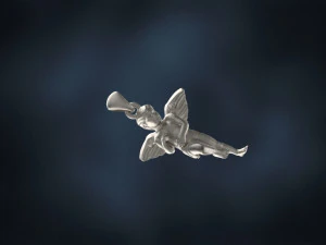angel pendant free 3D Print Model
