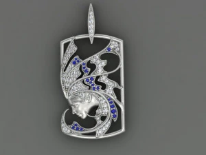 pendant magerit sirena aire 3D Print Model