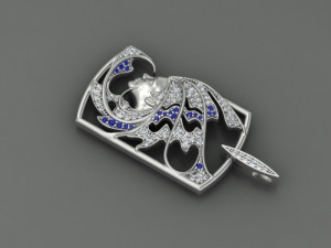 pendant magerit sirena aire 3Dプリントモデル