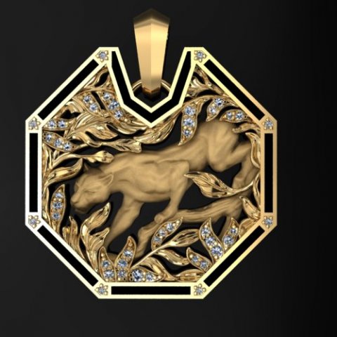 pendant magerit shadow 3D 프린트 모델 .c4d .max .obj .3ds .fbx .stl .blend 