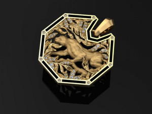 pendant magerit shadow 3D 프린트 모델