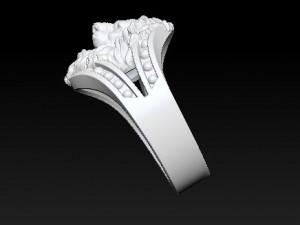 lion ring Modèles 3D en vedette