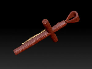 jesus cross pendant 3D Принт Модель