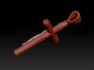 jesus cross pendant 3D Print Model