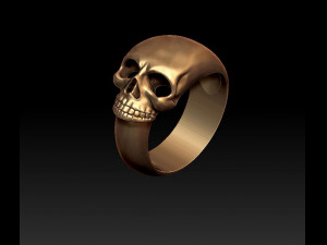 skull ring 3Dプリントモデル