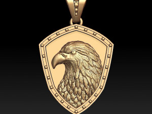 eagle pendant Modèles 3D en vedette